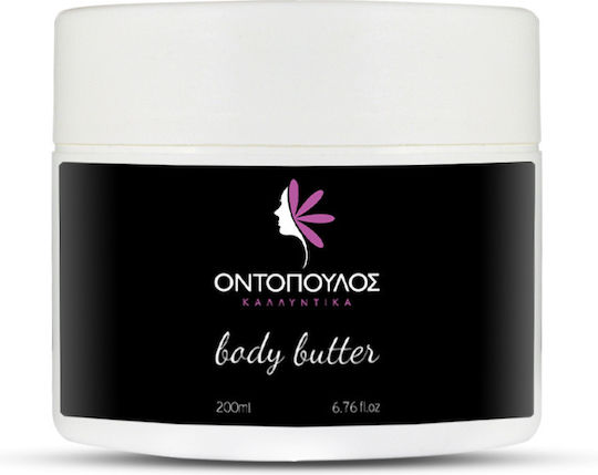 Ontopoulos Cosmetics XH344 Feuchtigkeitsspendende Körperbutter mit Sheabutter & Aloe Vera 200ml