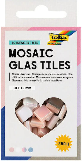 Mosaic Tiles 10x10mm 250g 300 Pieces Mixed Colors