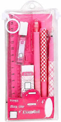 Kinder Schreibwaren-Set mit Bleistift, Radiergummi, Stift, Mechanischer Bleistift und Lineal 6 Stück