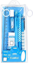 Kinder Schreibwaren-Sets mit Bleistift, Radiergummi, Stift, Mechanischer Bleistift und Lineal 6 Stück