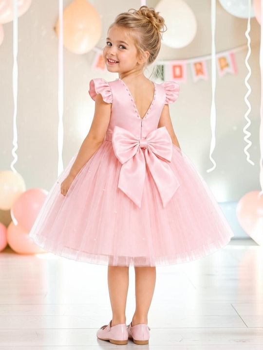 TakTakBaby Rosa Taufkleid für Mädchen