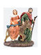 Eurolamp Weihnachtskeramikfigur Krippe Höhe 25cm