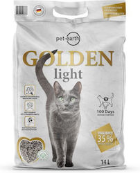 Pet Earth Golden Light Пясък за Котки 14кг