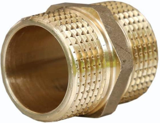 Bronze Nipple Fitting 1" Sanitary Thermal Installations Corrosion Resistant