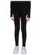 Kinderleggings Lang Schwarz
