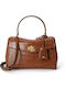 Lauren Leather Women's Shoulder Bag Beige