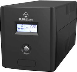 A-LAN AP-BK1000-02 UPS Лайн-Интерактивен 1000VA 600W A-LAN AP-BK1000-02 UPS Лайн-Интерактивен 1000VA 600W
