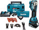 Makita DTM52RFJX1 Oscillating Multi Tool Brushless 18V 2x3Ah with Speed Setting
