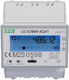 Energy Meter F&f Le-03mw-4q4t Three-Phase Bidirectional 4 Quadrant 3×230/400 V Ac 50hz Ip20