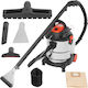 SGTT Mwd211 Aspirator Umed Uscat 1600W Cu Recipient Din Inox 20lt Argintiu