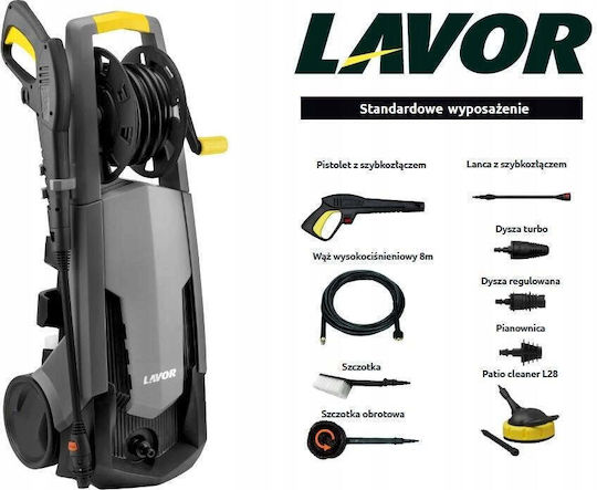 Lavor Predator 160 GL Electric Pressure Washer 2500W with Pressure 160bar