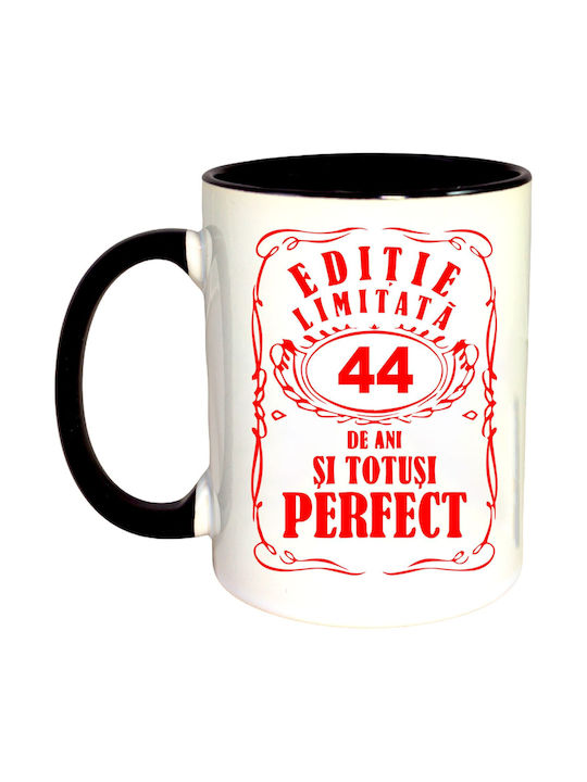 Cană Ceramică Neagră 330ml