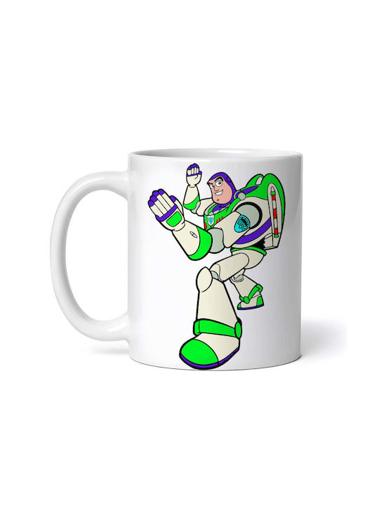 Toy Story Buzz Lightyear Κούπα Κεραμική Λευκή 3...