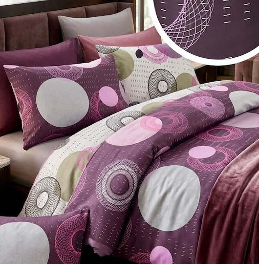 MayHome MayHome Coverlet Set Single Cotton Geometric 160x240cm