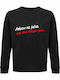 Sweatshirt Organic Unisex " Ανήκω Μένα Στα Όνειρά Μου Γιώργος Μαζωνάκης " Black