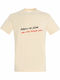 Unisex T-shirt I Belong To My Dreams Giorgos Mazonasakis Cream