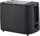 Standart Toaster 2 Schlitze 930W Schwarze