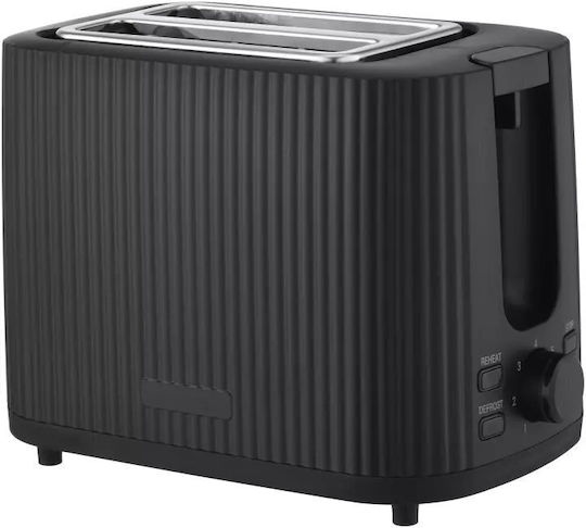 Standart Toaster 2 Schlitze 930W Schwarze