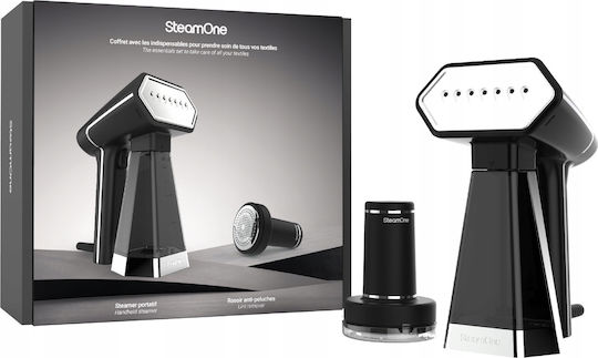 SteamOne Sn300b + Rp10b Hand Garment Steamer 2000W with 300ml Tank Black