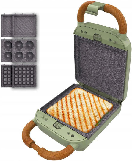 Cecotec Rock'ntoast Тостер за 2 Тоста 600W Зеленa
