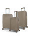 Playful Bags Valize de Călătorie Sigure Bej Set 3 Bucăți