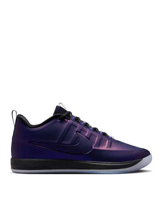 Nike Book 2 Eggplant Foamposite Niedrige Basket...