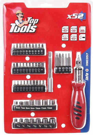 Top Tools Σετ 52 Κατσαβίδια Ακριβείας