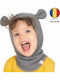Kinder Beanie Fleece Grau