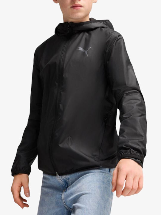 PUMA Fleece Line Детско Спортно Яке Късо Ветроу...