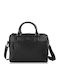 Leather Men's Laptop Bag Black Lightweight Business Bag SL-13-BL