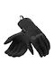 Rev'IT Duende H2O Winter Herren Motorradhandschuhe Softshell Wasserdicht Schwarze