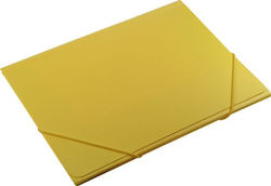 Titanum File Folder with Rubber Band and Flaps Yellow