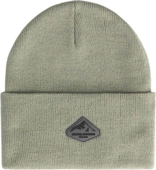 Beanie Căciulă Pentru Bărbați Tricotată în Culoare Kaki