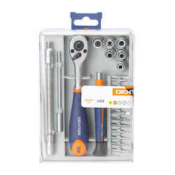 Dexter Set De Unelte De Șurubelniță De Precizie 22 Piese