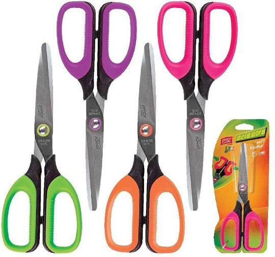 Easy Scissors 15cm With Metallic Blade Pink 1 Piece