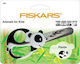 Fiskars Kids Scissors for Left-Handers 13cm with Plastic Blade Black 1pc