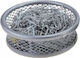 Teka Small Round Pencil Holder Clips Silver