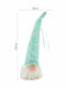 Decorativ Iluminat Moș Crăciun Baterie Albastru Deschis din Plastic 25x8cm