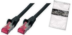 Tecline S/FTP Cat.6a Καλώδιο Ethernet 5m Μαύρο Tecline S/FTP Cat.6a Καλώδιο Ethernet 5m Μαύρο