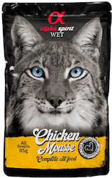 Alpha Spirit Wet Cat Food in Pouch with Chicken 85gr Alpha Spirit Wet Cat Food in Pouch with Chicken 85gr