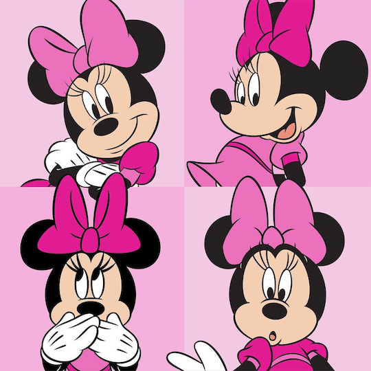 Kinder-Strandtuch Magic 30x30 Dimcol Minnie 76 Rosa
