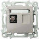Ospel Sapphire Single Power Socket Beige