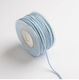 Șiret Rotund Mat Tricolor 4mm Albastru Deschis