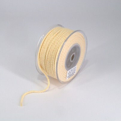 Șiret Mat Trei Fire 4mm Vanilie