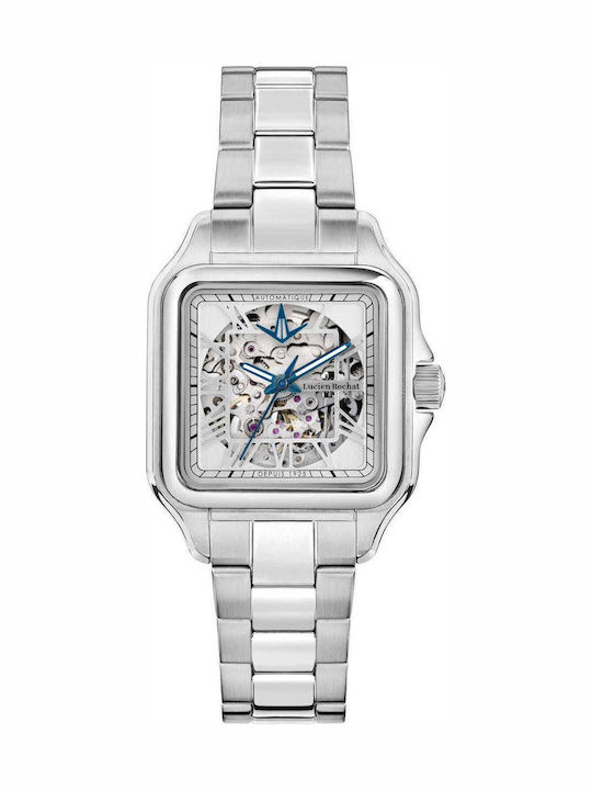 Men's Automatic Watch with Silver Stainless Steel Bracelet