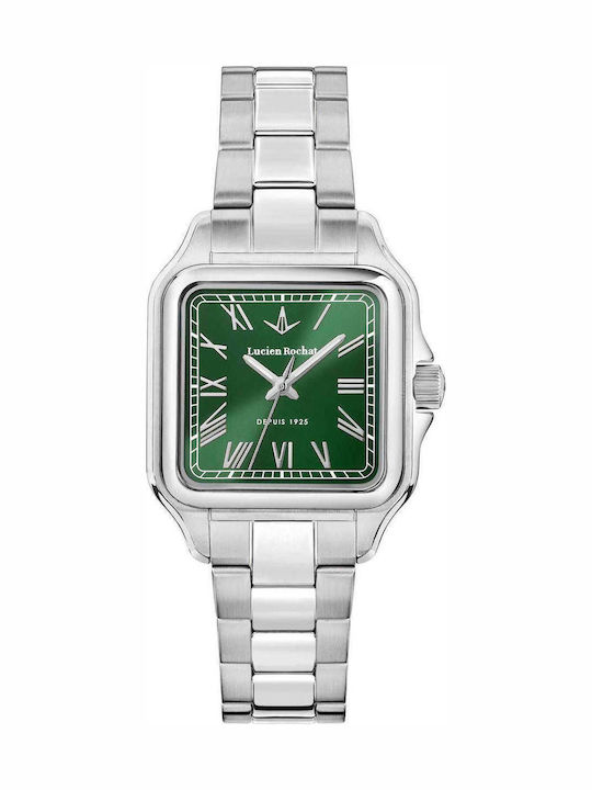 Men's Battery Watch with Silver Steel Bracelet