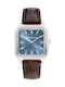 Trussardi Men's Watch 35mm Battery with Brown Leather Strap