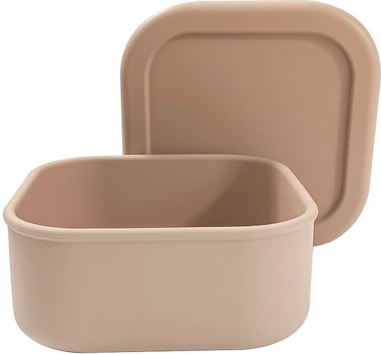 Queen Mother Flexi Lunchbox Cutie de Prânz Pentru Copii din Silicon Bej