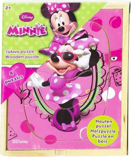 Wooden Kids Puzzle Minnie Mouse Disney