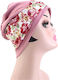 Elecool Damen Weiches Haar Stirnband Pink Blumen